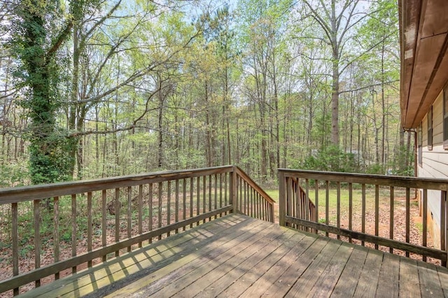 798 Tommy Lee Cook Rd, Palmetto, GA 30268 - deck with a wooded view