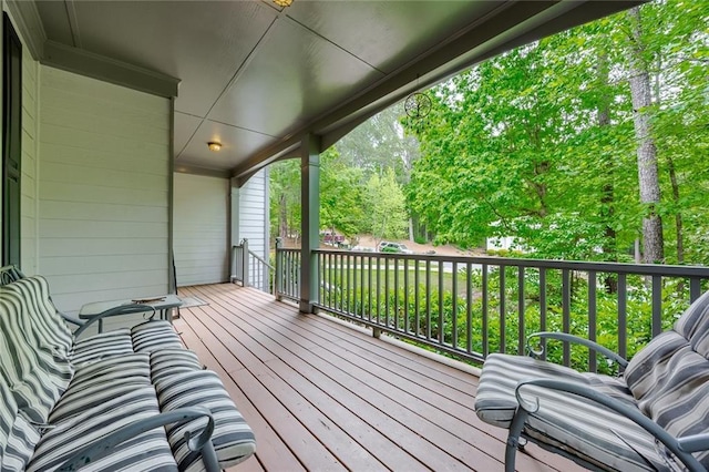 view of deck