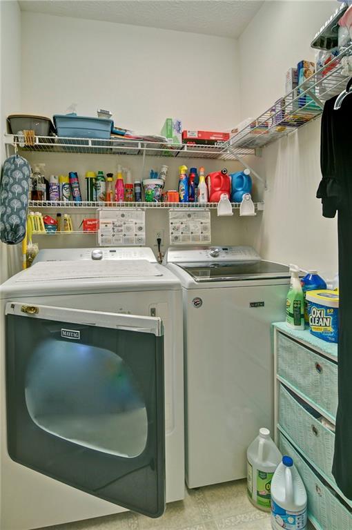 809 Longbranch Ln, Douglasville, GA 30134 - laundry room with separate washer and dryer