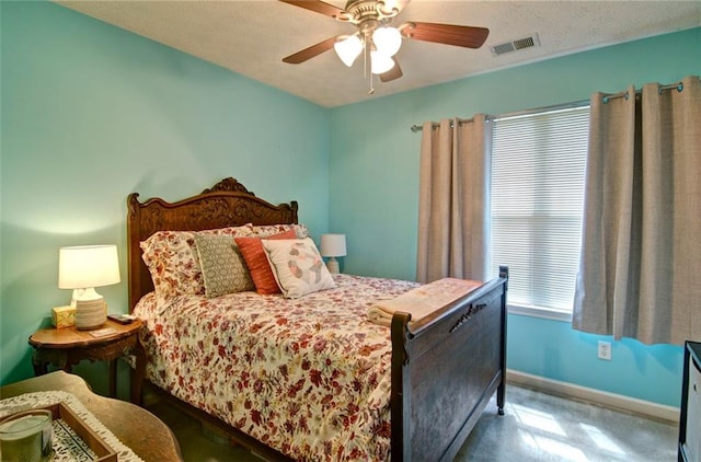 809 Longbranch Ln, Douglasville, GA 30134 - bedroom with carpet floors, baseboards, and ceiling fan