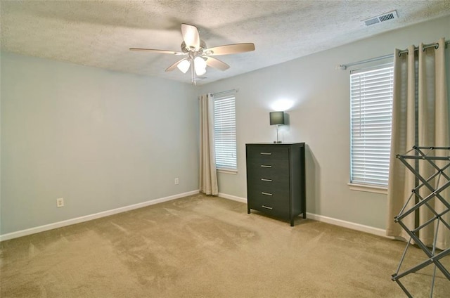 809 Longbranch Ln, Douglasville, GA 30134 - unfurnished bedroom featuring carpet floors, multiple windows, baseboards, and a textured ceiling