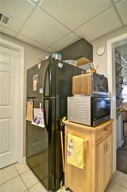 809 Longbranch Ln, Douglasville, GA 30134 - interior space featuring light tile patterned floors and a drop ceiling