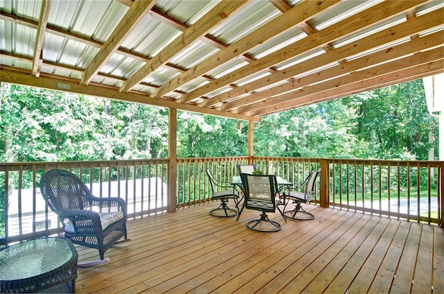 809 Longbranch Ln, Douglasville, GA 30134 - deck with outdoor dining space