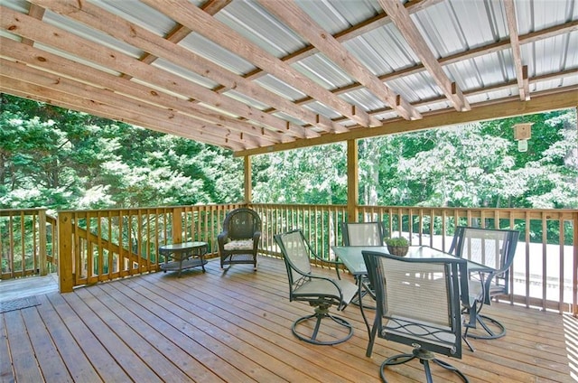 809 Longbranch Ln, Douglasville, GA 30134 - deck with outdoor dining area
