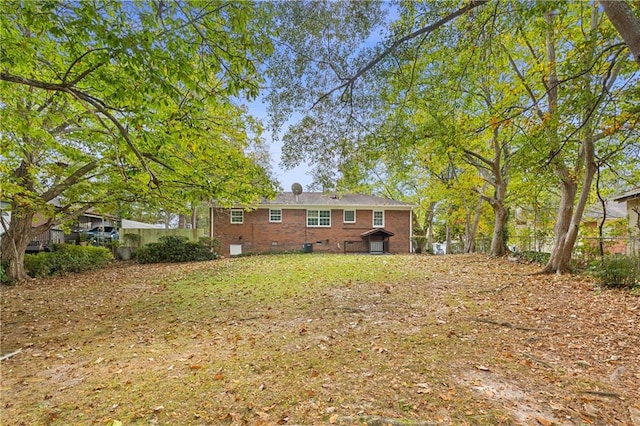 view of rear view of property