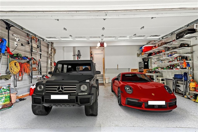 1438 Salem Dr, Alpharetta, GA 30009 - garage with a garage door opener