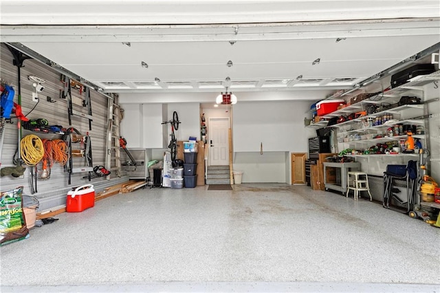 1438 Salem Dr, Alpharetta, GA 30009 - garage featuring a garage door opener