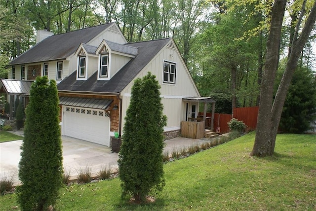 1438 Salem Dr, Alpharetta, GA 30009 - view of front of home with driveway, a chimney, a shingled roof, and a garage