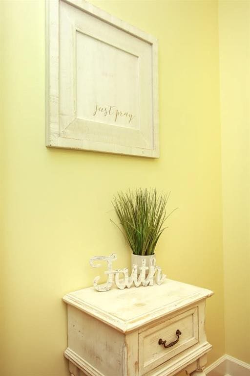 detailed view of baseboards