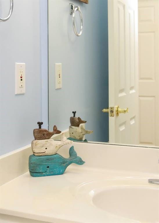 bathroom with a sink