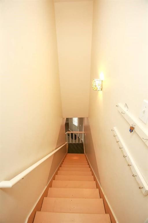 view of stairs
