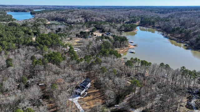 221 Dragonfly Cv, Toccoa, GA 30577 - view of property location featuring a heavily wooded area and a nearby body of water