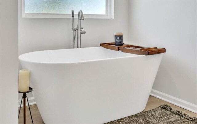 room details with a washtub