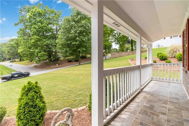 3781 Cherokee Trl, Suwanee, GA 30024 - view of patio featuring a porch