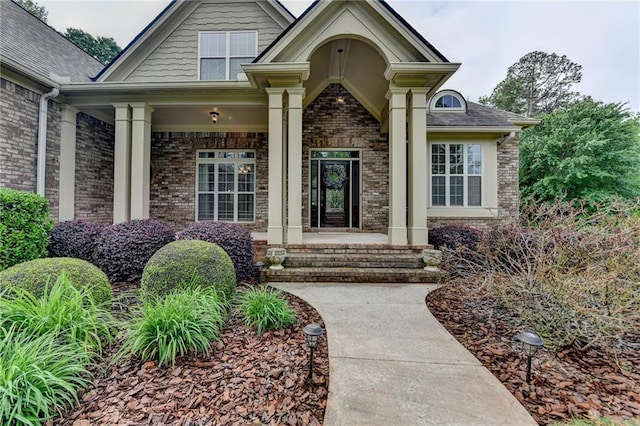 5195 Stefan Ridge Way, Buford, GA 30519 - entrance to property with brick siding
