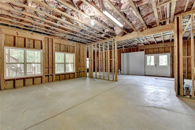 5195 Stefan Ridge Way, Buford, GA 30519 - miscellaneous room featuring concrete flooring