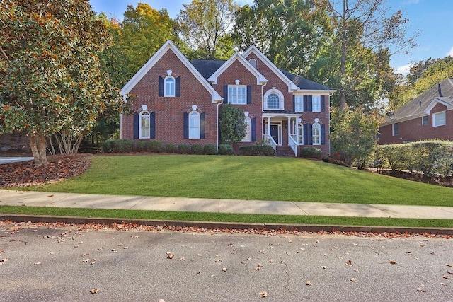 view of front of house featuring a front yard