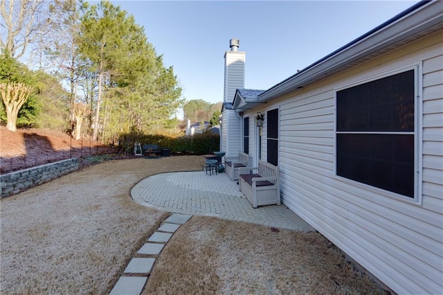 view of yard with a patio