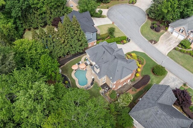 6317 Benbrooke Overlook NW, Acworth, GA 30101 - colonial inspired home featuring an attached garage, driveway, and brick siding