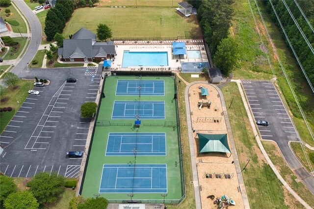 6317 Benbrooke Overlook NW, Acworth, GA 30101 - bird's eye view of a pool