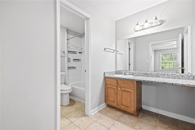 106 Brighton Pt, Sandy Springs, GA 30328 - full bath with vanity, tile patterned floors, and tub / shower combination