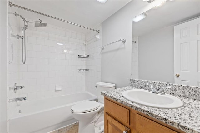 106 Brighton Pt, Sandy Springs, GA 30328 - full bath featuring vanity,  shower combination, and tile patterned floors