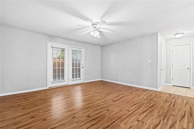 106 Brighton Pt, Sandy Springs, GA 30328 - unfurnished room featuring light wood-type flooring and ceiling fan