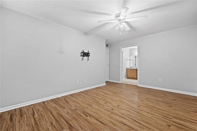106 Brighton Pt, Sandy Springs, GA 30328 - unfurnished room with light wood-type flooring and a ceiling fan