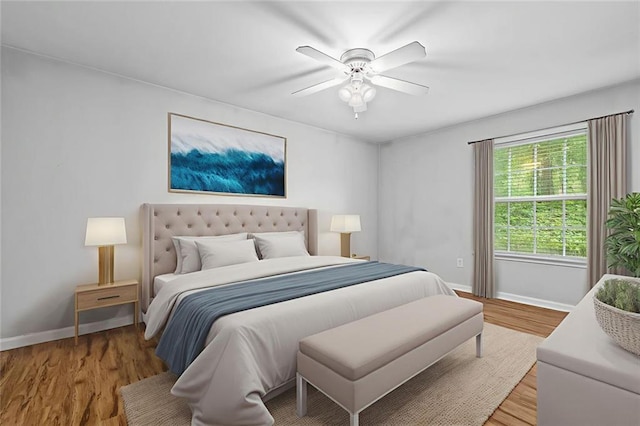 106 Brighton Pt, Sandy Springs, GA 30328 - bedroom featuring light wood finished floors and ceiling fan