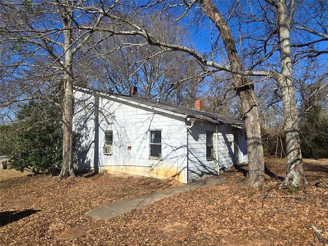 view of home's exterior