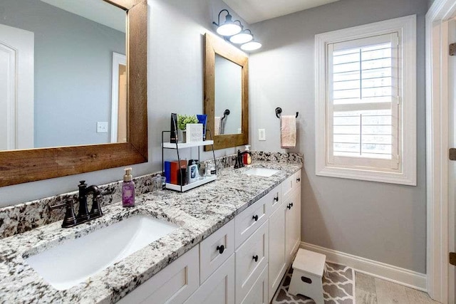 109 Lighthorse Blvd, Mcdonough, GA 30252 - full bath with baseboards and double vanity