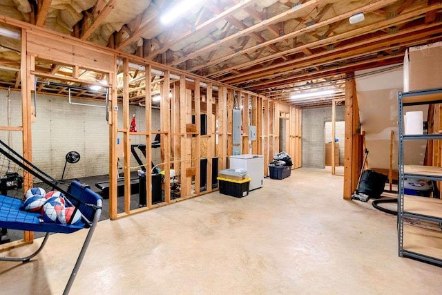 109 Lighthorse Blvd, Mcdonough, GA 30252 - unfinished basement with electric panel
