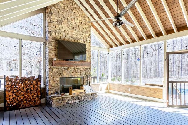109 Lighthorse Blvd, Mcdonough, GA 30252 - view of unfurnished sunroom