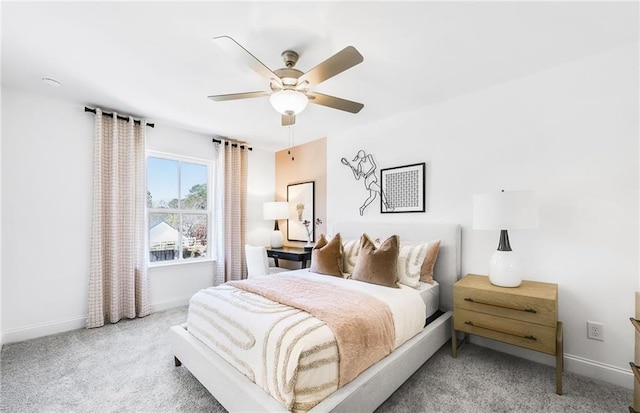 112 Jane Blvd NW, Cartersville, GA 30120 - bedroom featuring light carpet, baseboards, and ceiling fan