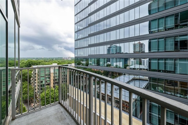 923 Peachtree St NE Unit 1238, Atlanta, GA 30309 - balcony featuring a city view