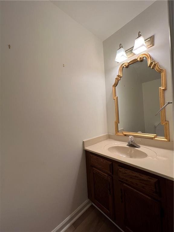 1271 Whitlock Ridge Dr SW, Marietta, GA 30064 - bathroom with vanity and baseboards