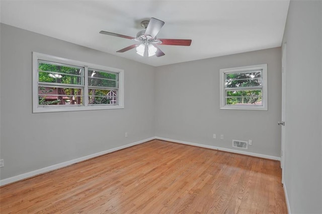 622 Sheffield Rd, Norcross, GA 30071 - unfurnished room featuring wood finished floors, baseboards, and ceiling fan