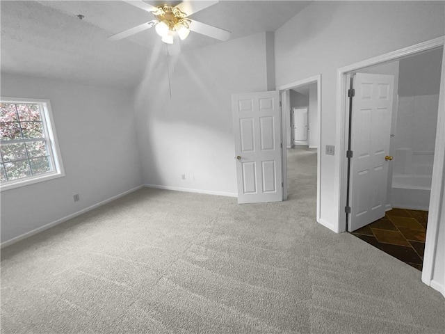4279 Orchard Grv, Stone Mountain, GA 30083 - additional living space with carpet, a ceiling fan, and baseboards