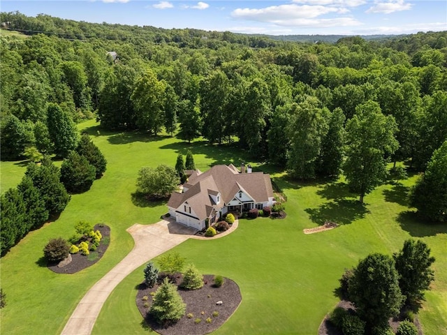 119 Sharp Mountain Crk, Ball Ground, GA 30107 - view from above of property with a forest