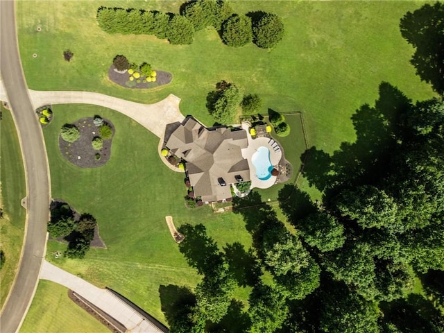 119 Sharp Mountain Crk, Ball Ground, GA 30107 - drone / aerial view of a pool