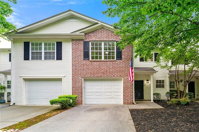 89 Prospect Path, Hiram, GA 30141 - view of front of house featuring driveway, an attached garage, and brick siding