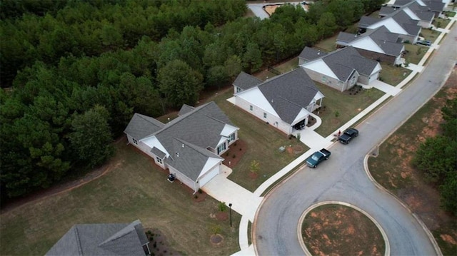 960 Park Place St, Social Circle, GA 30025 - aerial view of property and surrounding area featuring a forest and nearby suburban area