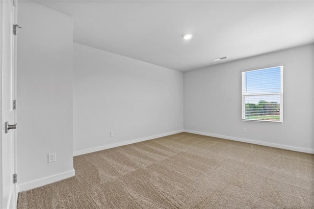 empty room with carpet floors