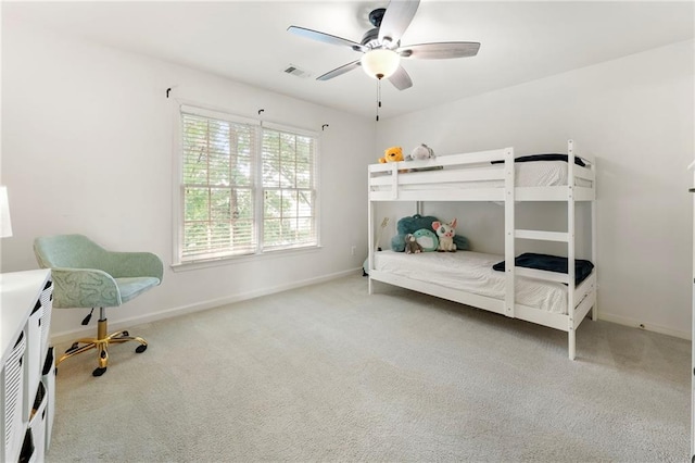 10135 High Falls Pointe Pointe, Johns Creek, GA 30022 - bedroom featuring baseboards, carpet, and a ceiling fan