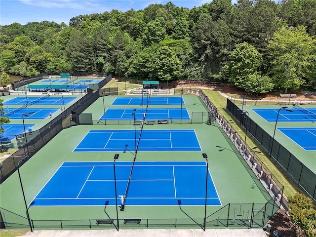10135 High Falls Pointe Pointe, Johns Creek, GA 30022 - view of tennis court featuring community basketball court