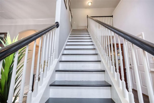 view of stairs
