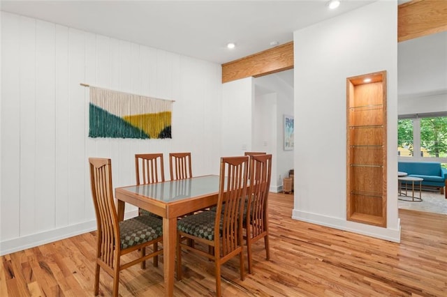 1492 Sagewood Cir, Stone Mountain, GA 30083 - dining space featuring light wood-style floors, baseboards, and recessed lighting