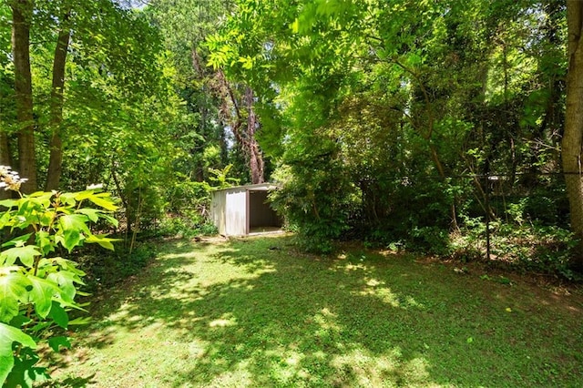 1492 Sagewood Cir, Stone Mountain, GA 30083 - view of yard featuring a wooded view