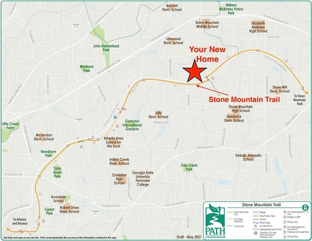 1492 Sagewood Cir, Stone Mountain, GA 30083 - map / location