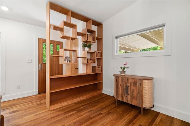 1492 Sagewood Cir, Stone Mountain, GA 30083 - office space featuring wood finished floors and baseboards